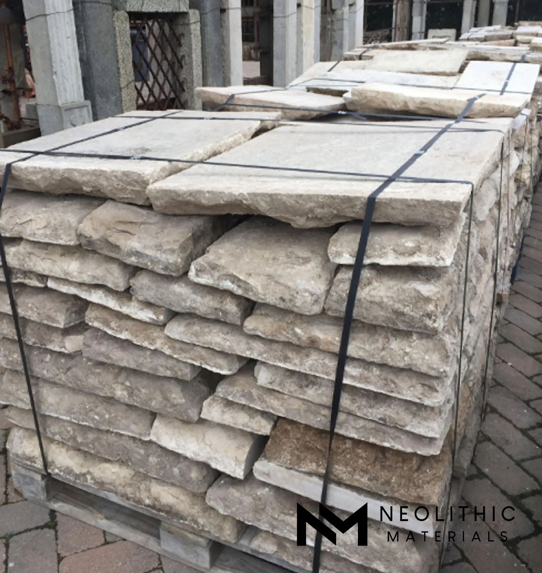 Antique Italian Limestone Flooring - Image 2